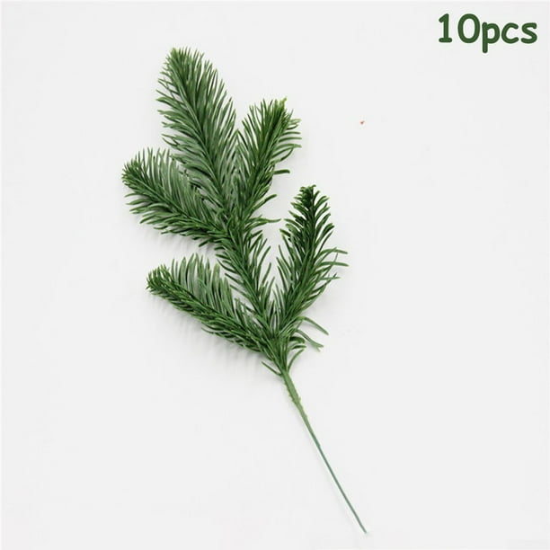 Artificial Flower Home Decor Christmas Xmas Tree 10Pcs Pine Branches Fake Plants Artificial Flower Home Decor Christmas Xmas Tree 10Pcs Pine Branches Fake Plants